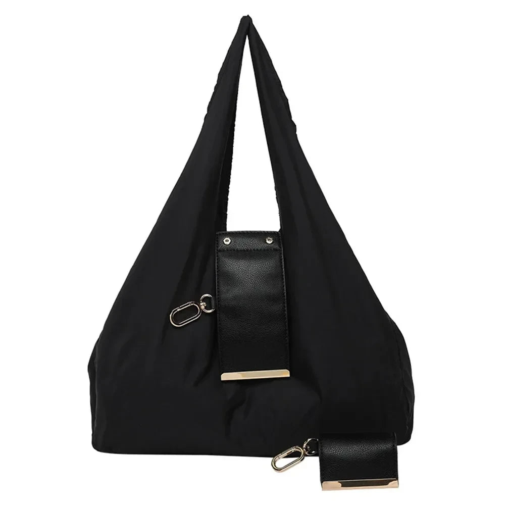 Bolsa de compras plegable con llavero